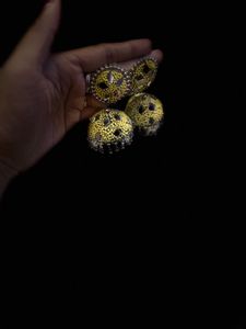 oxidised jhumka