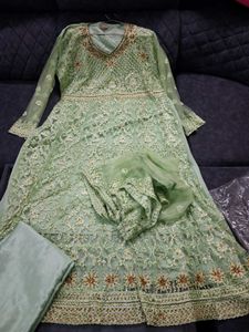 Elegant Green Kurta Set