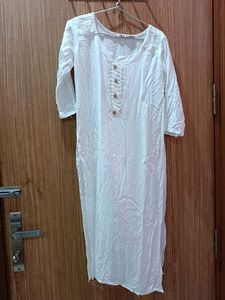 A Cute White Kurta