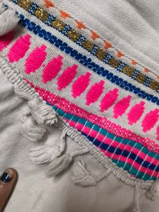 Stylish Embroidered Denim Jacket