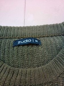 Zudio Knit Sweater - Olive Green