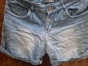 Light Wash Denim Shorts