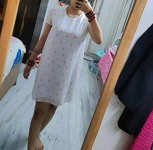 White One Piece Dress