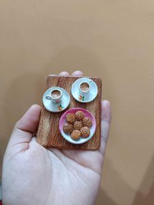 Chai &amp; Biscuit Fridge Magnet