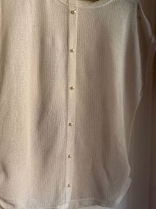 Crochet Pearl Studded Top