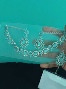 Fancy Neckset with Earring And Mangtikka