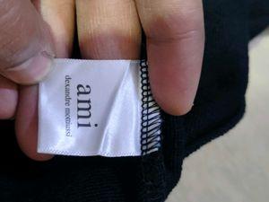 Ami Paris Black Sweatshirt Size L