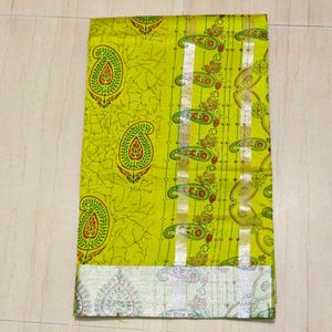 Green Paisley Saree