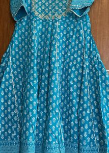 Elegant Blue Printed Kurta