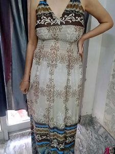 Patterned Maxi Dress