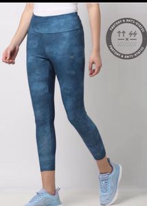 Performax Blue Patterned Gym Leggings