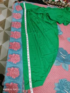 Green Salwar Pants Kurti Free