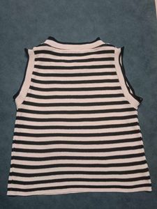 Striped Knit Tank Top 32-36 size