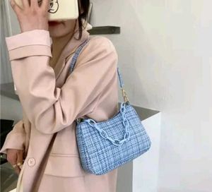 Blue handbag