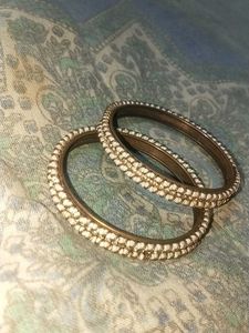 kundan bangles (Set Of 2 )