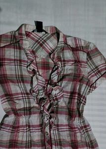Y2k Checkered Top