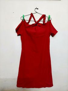 Amazing Stretchable Red Dress.