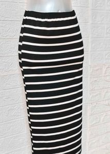Size S 🎁Buy 2 Get 1 Free 🎁Striped Pencil Skirt