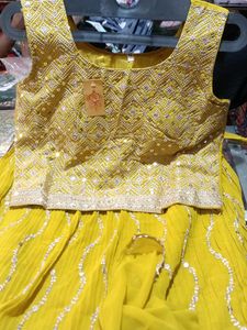 Yellow Lehenga Choli Set