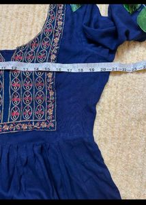 Elegant Navy Blue Kurta Set