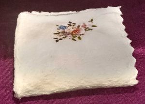 Floral Print Handkerchief