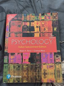 Psychology by Baron - 5th Edition