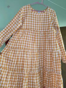 Gingham Tiered Dress