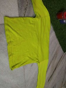 Lime Green Long Sleeve Tee