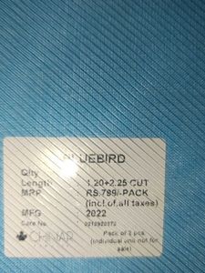 Nice Unstitched Cloth Bluebird