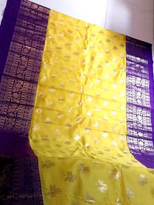 Urbasi  Deginer Silk Saree With Blouse Piece