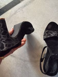 Black Ankle Strap Heels