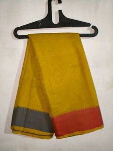 Golden Sarees & Blouse Combo