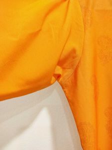 Vibrant Orange 🧡 Kurta