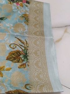 SAREE WITH BLOUSE SEMI STICH