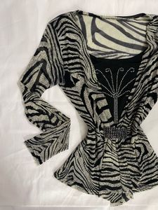 Y2k Cheetah Print Top