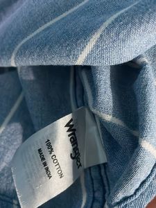 Wrangler Striped Denim Shirt