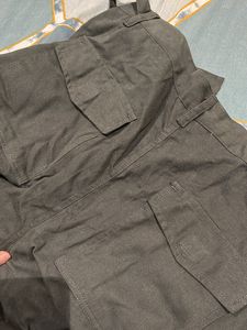 Dark Green Adjustable Cargo Jeans