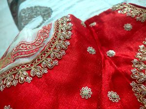 Designer Red Blouse