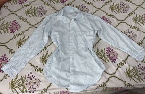 Blue And White Stripped Shirt