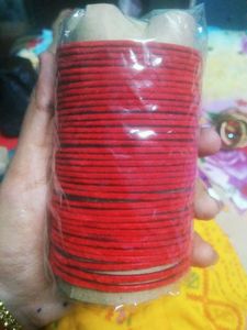 36pc red velvet bangles