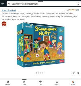 Funskool Scavenger Hunt Board Game For Kids