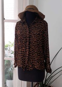 Massimo Dutti animal print shirt