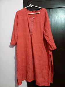 4XL Coral Kurta