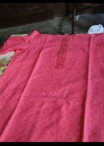 Pink Diamond Patterned Tunic Top