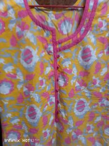 Floral Print Kurta