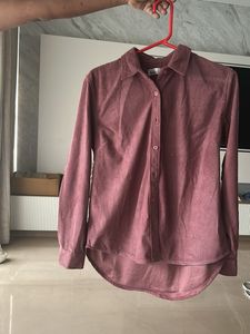 Zara Corduroy Button-Down Shirt