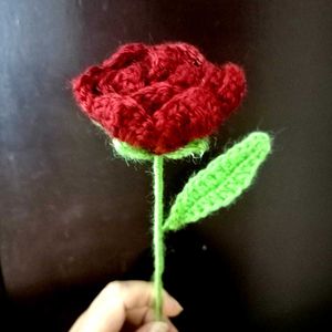 ✨🌹Cute Handmade Crochet Rose 🥀