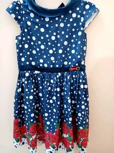Girl&#39;s Polka Dot Dress