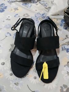 Black Ankle Strap Heels