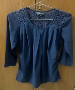 Rare Navy Blue Top